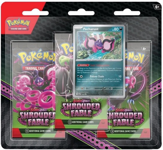 Pokemon TCG: Scarlet & Violet 6.5 - Shrouded Fable 3-Pack Blister