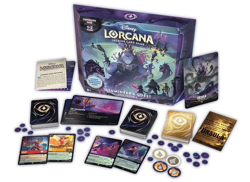Disney Lorcana Trading Card Game - Gift Set - Deep Trouble - Set 4