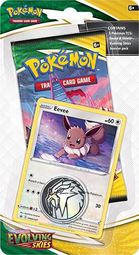 Pokemon TCG Sword & Shield Evolving Skies: Checklane Blister Eevee