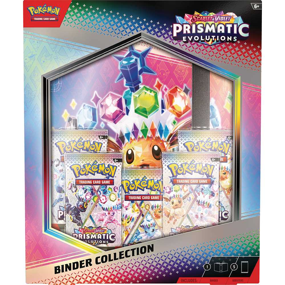 Pokemon TCG: Scarlet & Violet 8.5 Prismatic Evolutions Binder Collection