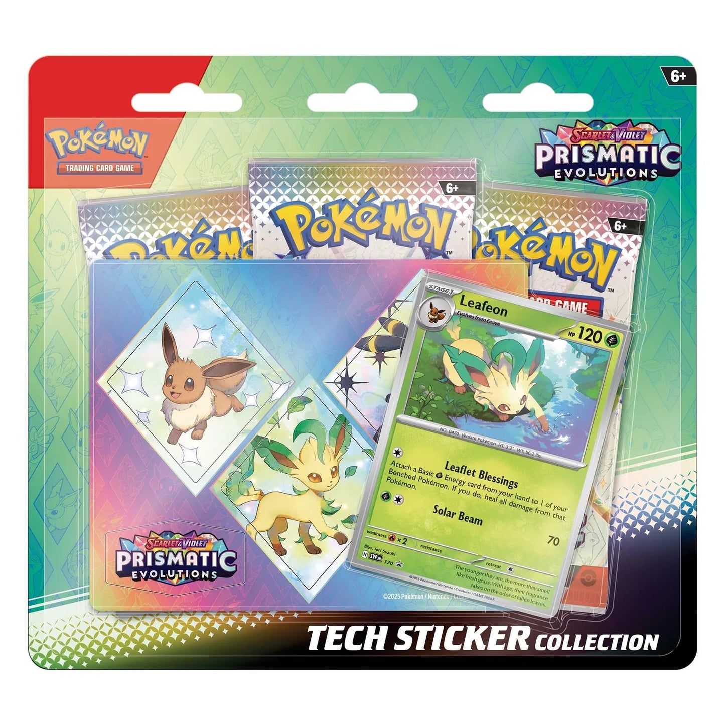 Pokemon TCG: Scarlet & Violet 8.5 - Prismatic Evolutions - Tech Sticker Collection Blister