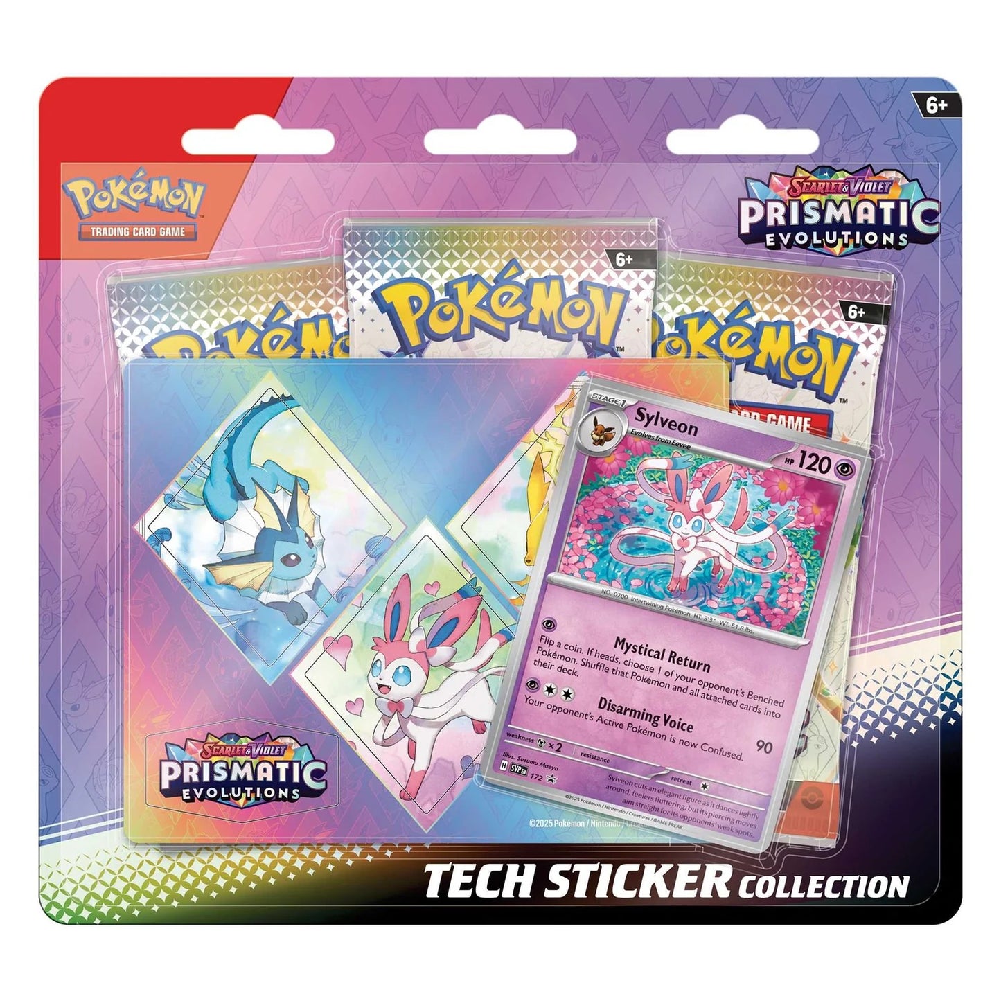 Pokemon TCG: Scarlet & Violet 8.5 - Prismatic Evolutions - Tech Sticker Collection Blister