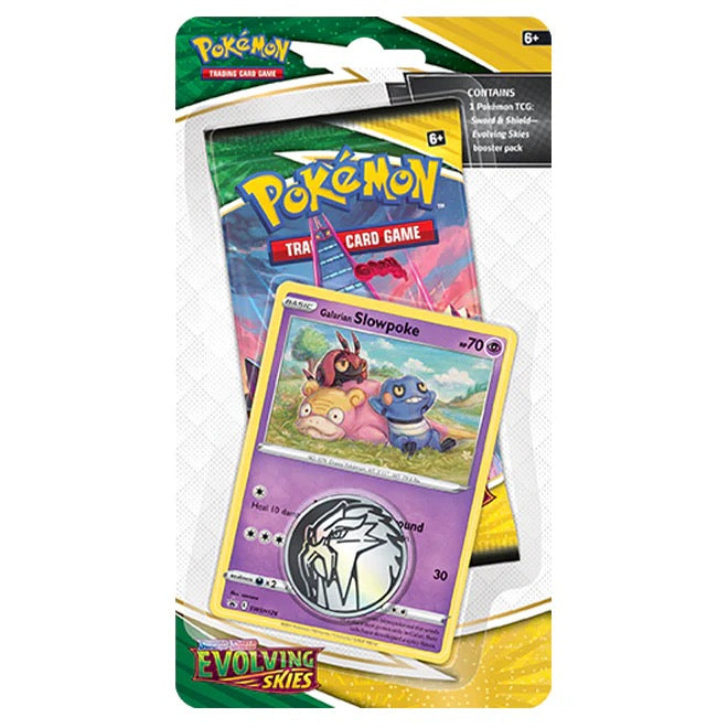 Pokemon TCG Sword & Shield Evolving Skies: Checklane Blister Slowpoke