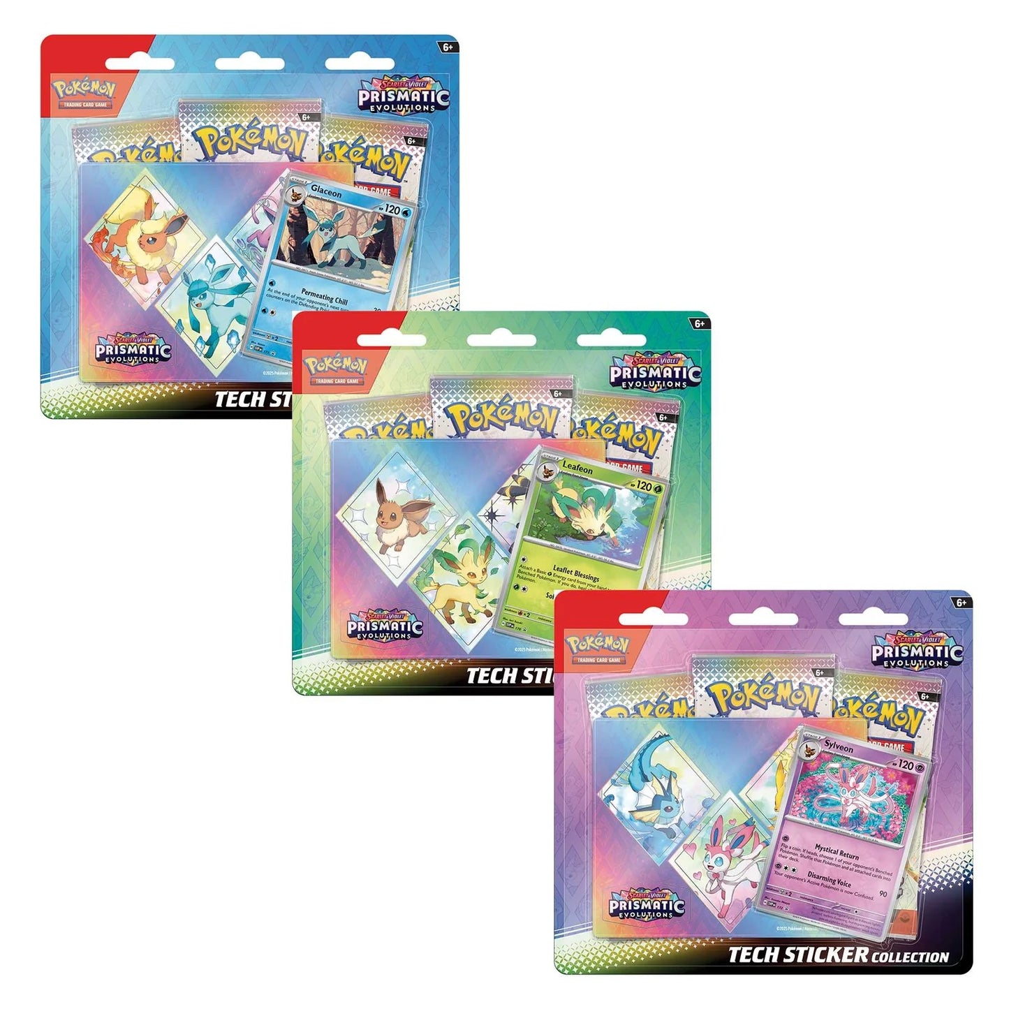 Pokemon TCG: Scarlet & Violet 8.5 - Prismatic Evolutions - Tech Sticker Collection Blister