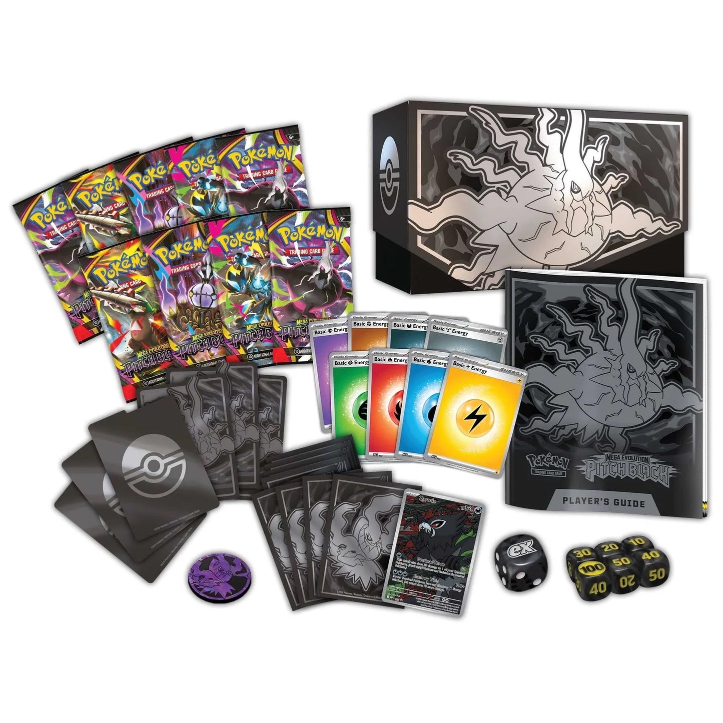 Pokemon Trading Card Game - Mega Evolution Pitch Black - Elite Trainer Box