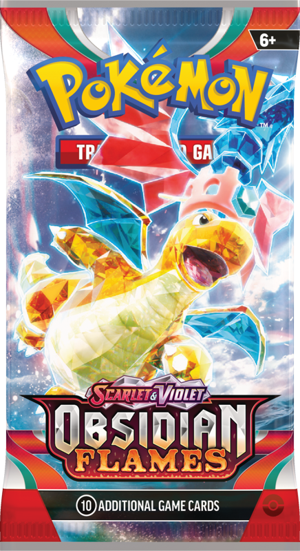 Pokemon Scarlet & Violet Obsidian Flames: Booster Pack (10 Cards)