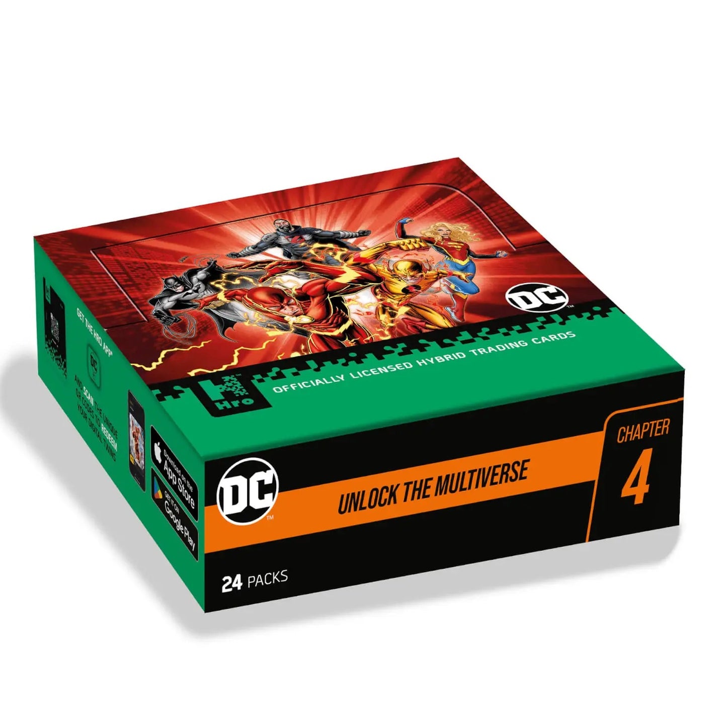 DC - HRO Chapter 4 Hybrid Trading Card Collection: 24 -Pack Mega Booster Box