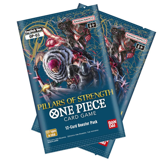 OP03 - Pillars of Strength  One Piece Card Game -  Booster Pack (12 Cards ) English Version