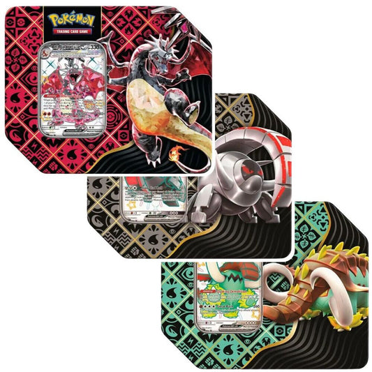 Pokemon TCG Paldean Fates - 5 Pack Tin - Great Tusk