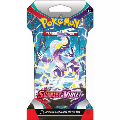 Pokemon TCG: Scarlet and Violet Sleeved Booster Pack (Styles May Vary)