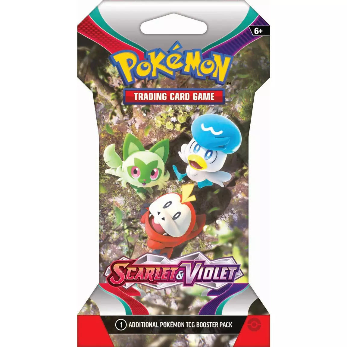 Pokemon TCG: Scarlet and Violet Sleeved Booster Pack (Styles May Vary)