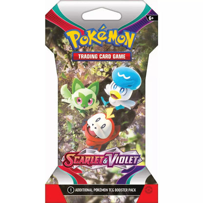 Pokemon TCG: Scarlet and Violet Sleeved Booster Pack (Styles May Vary)