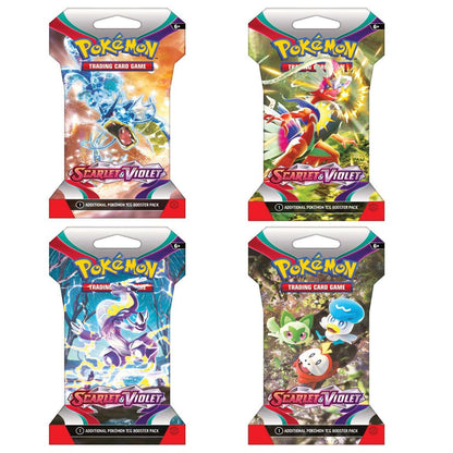 Pokemon TCG: Scarlet and Violet Sleeved Booster Pack (Styles May Vary)