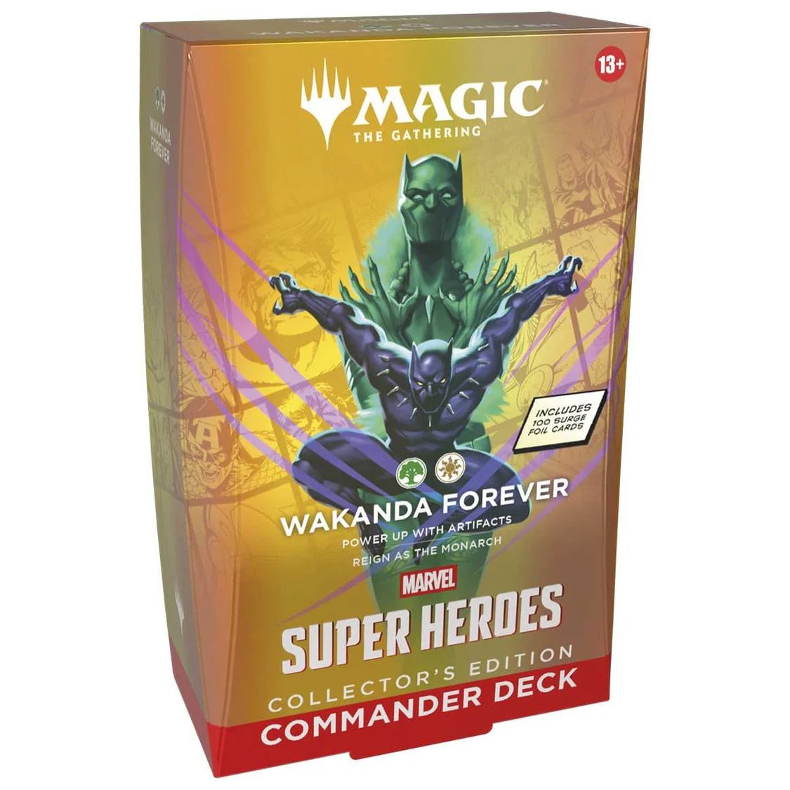 Magic: The Gathering: Marvel Super Heroes Collector Edition Commander Deck Wakanda Forever