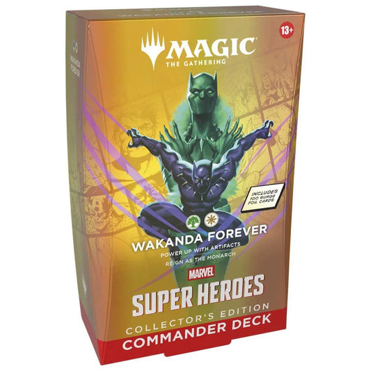 Magic: The Gathering: Marvel Super Heroes Collector Edition Commander Deck Wakanda Forever