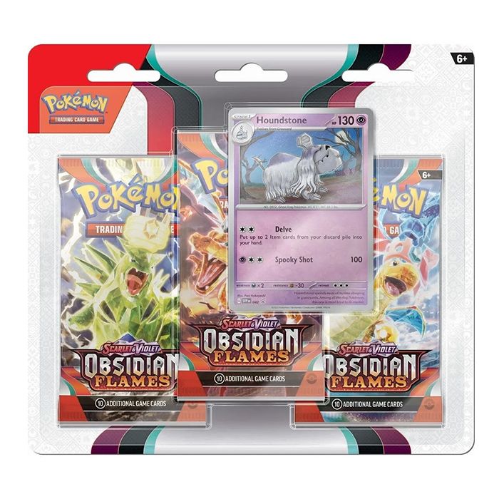 Pokemon TCG: Obsidian Flames - 3-Pack Blister Houndstone