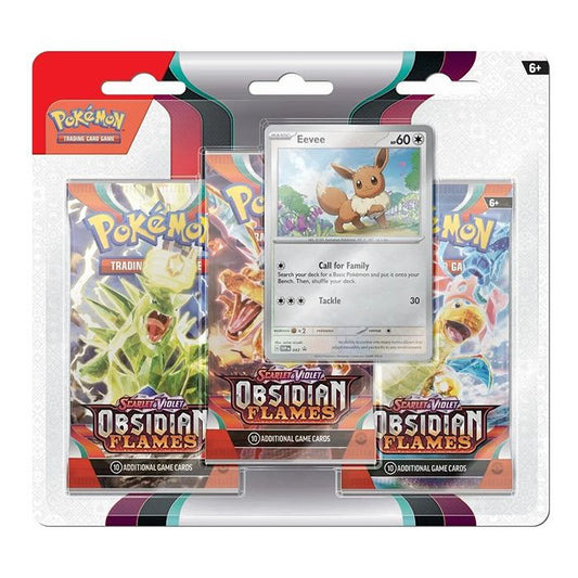 Pokemon TCG: Obsidian Flames - 3-Pack Blister Eevee