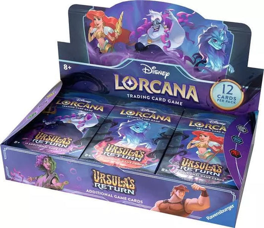 Disney Lorcana Trading Card Game Set 4 - Ursula's Return - Booster Box