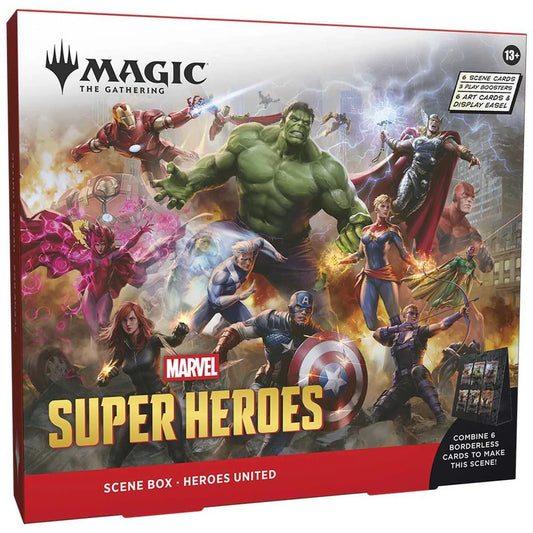 Magic: The Gathering: Marvel Super Heroes Scene Box Heroes United