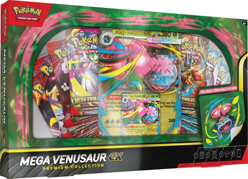Pokémon TCG - Mega Venusaur Ex Premium Collection
