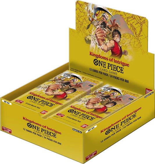 One Piece Card Game: Booster Box - Kingdoms Of Intrigue OP-04 (24 packs) English Version