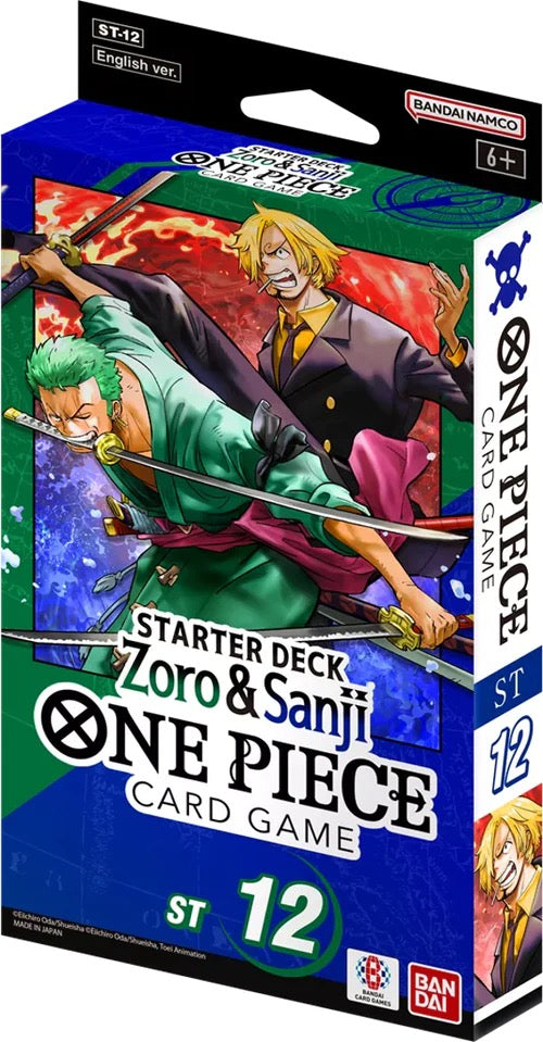 One Piece Card Game: Starter Deck - Zoro and Sanji (ST-12) - English Version