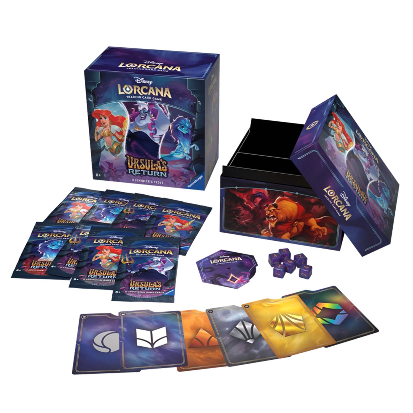 Disney Lorcana Trading Card Game Ursula's Return Illumineers Trove Trainer Set - Set 4